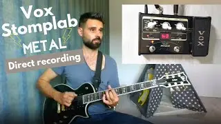Vox Stomplab 2G Metal direct recording demo