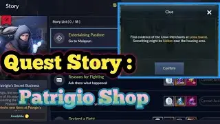 Quest Patrigio Shop (Lema island) Black Desert Mobile !! 