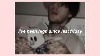 ☆lil peep☆ // gucci mane (lyrics) ♡