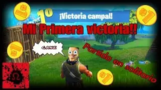 Mi Primera victoria en Fornite !!!! Mi audio es horrible XD ( Adancillo )