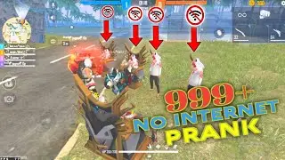 4 Samurai Bundle Doing Prank With Me 😲 Clash Squad - No Internet Prank - Garena Free Fire