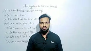 Convert Interrogative Sentence to Assertive Sentence // transformation of sentences // 