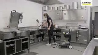 Karcher SG 4/4 Steam Cleaner Hygiene Cleaning In Commercial Kitchen