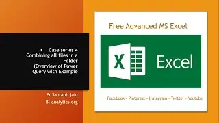 Case series 4  : Combining all files in folder and automate the combining process for new files