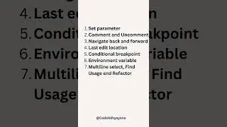 PyCharm shortcut short