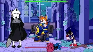 Friday Night Funkin: Bad Nun but it's Sonic.EXE VS Taki