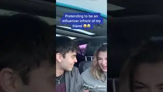 Pretending to be influencer infront of Friend - Funny TikTok Prank 👻