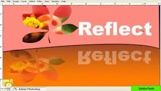 How to use Reflection in photoshop