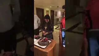 Urvashi Rautela with Sahil Khan Celebrating Birthday