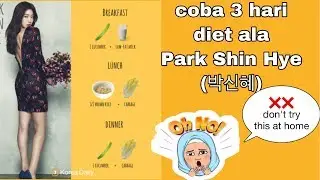 nyobain diet Park Shin Hye selama 3 hari // K-POP idol insane diet