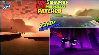 Top 5 Realistic Shaders For Minecraft Patched 1.21.21+ || Latest Version Supported 🔥🤯