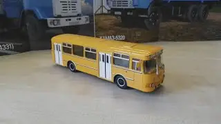 Обзор модели Лиаз-677м, масштаб 1:43, "Modimio".