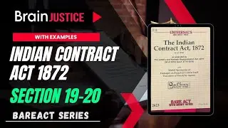 Section 19, 19A and 20 of the Contract Act 1872 | Simplified Explanation!