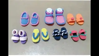 Creating Adorable and Realistic Miniature Barbie Doll Shoes using Polymer Clay | Miniature FootWear