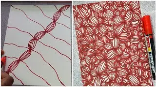 How to draw viral doodle art, easy doodle, Satisfying doodle art, boredom art, diy art, art in 10min