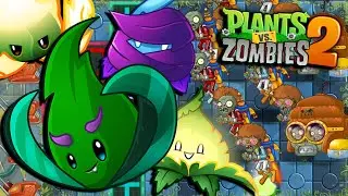 JUGANDO SOLO CON MENTAS - Plants vs Zombies 2