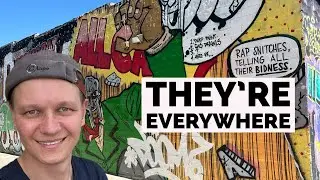 Russian Guy Looking for Murals in Houston