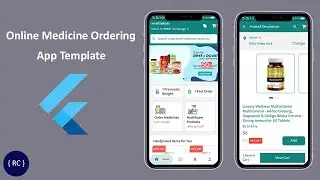 Online Medicine Ordering App Flutter Template | Online Pharmacy App Flutter