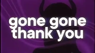 Tyler, The Creator - GONE, GONE / THANK YOU 💜 (slowed & reverb)