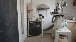 Моя система стружкоудаления. My shop dust collection system.