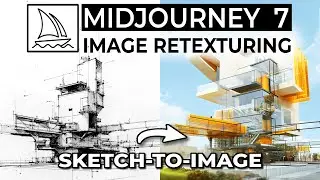 Midjourney UPDATE Will Bring Your Sketch to Life! Midjourney Retexturize Guide