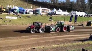 Case IH Maxxum 125 XL turning heads at the tractor pull.