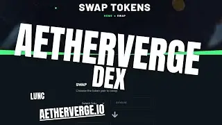 HOW TO USE AETHERVERGE DEX to SWAP: large format