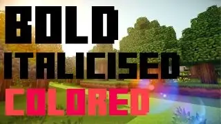 How to get COLORED, BOLD AND ITALICIZED Texts in Minecraft PE