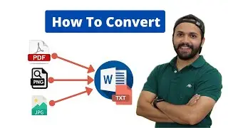 How To Convert Handwritten Docs, PDF, JPEG, PNG into Text or MS Word | Hindi
