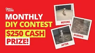 Win $250 Cash with Your DIY Concrete Transformation!
