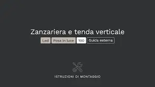 Come si installa una zanzariera e tenda anti-vento