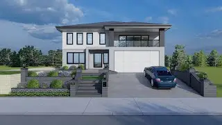Modern 3D Retaining Wall Design