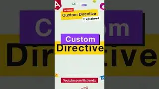 Custom Directives in #angular with @uxtrendz #ytshorts #shorts #shortsviral (2023)