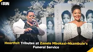 Rebecca Malope and other gospel artists sing a farewell song for Zanele Mbokazi Nkambule.