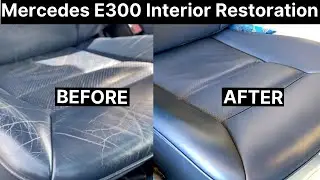 Mercedes E300 Full Leather Interior Repair | leathercare.com