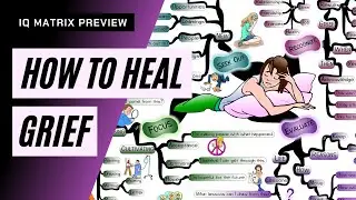 HEAL GRIEF - IQ Matrix Preview | Mind Map (#0454)