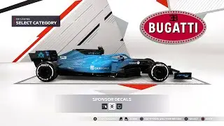 MAKING a BUGATTI LIVERY in F1 2021 (F1 2021 My Team & Online)