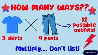 Counting Problems Made Easy! Multiplication Rule & Factorials