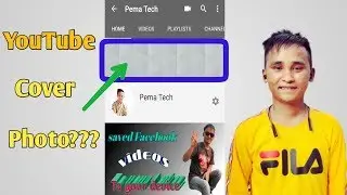 How to add cover picture in YouTube?