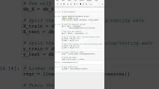 linear regression example in sklearn