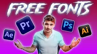 TOP 5 FREE Websites to Download Free Fonts!!