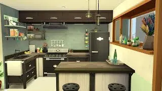 TINY ECO LIFESTYLE APARTMENT 🌿 SIMS 4 SPEED BUILD STOP MOTION (PINECREST APARTMENTS 