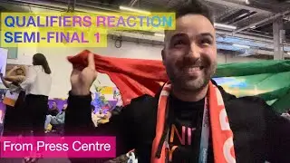 Eurovision 2024: Semi-final 1 Qualifiers / Reaction from Press Centre