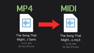 How to Convert MP4 Files into MIDI (IOS)