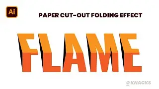 Paper Cut-out Folding Effect