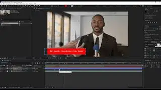How To Make A Lower Third Title Bump In After Effects.