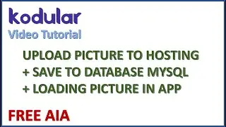 UPLOAD PICTURE TO HOSTING SAVE TO DATABASE MYSQL AND LOAD PICTURE IN APP
