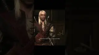Wiedźmin 1 Edycja Rozszerzona. Bardzo wkurzona Triss... Gaming on Linux. #shorts
