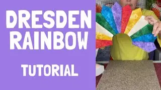 Rainbow Dresden Tutorial - Sewing with Abeygale