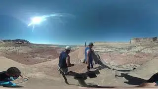 David Tellez climbing rock like a ninja lake powell 2018 La Chichi